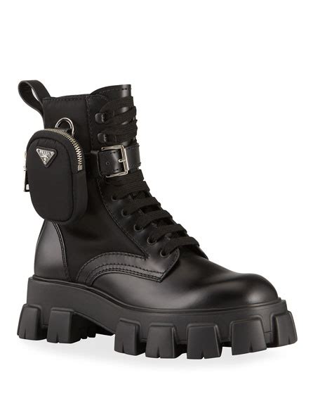 bota prada masculina|combat boots prada.